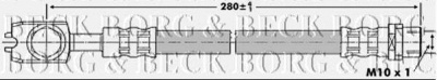 BORG & BECK bbh6892 -  Тормозной шланг